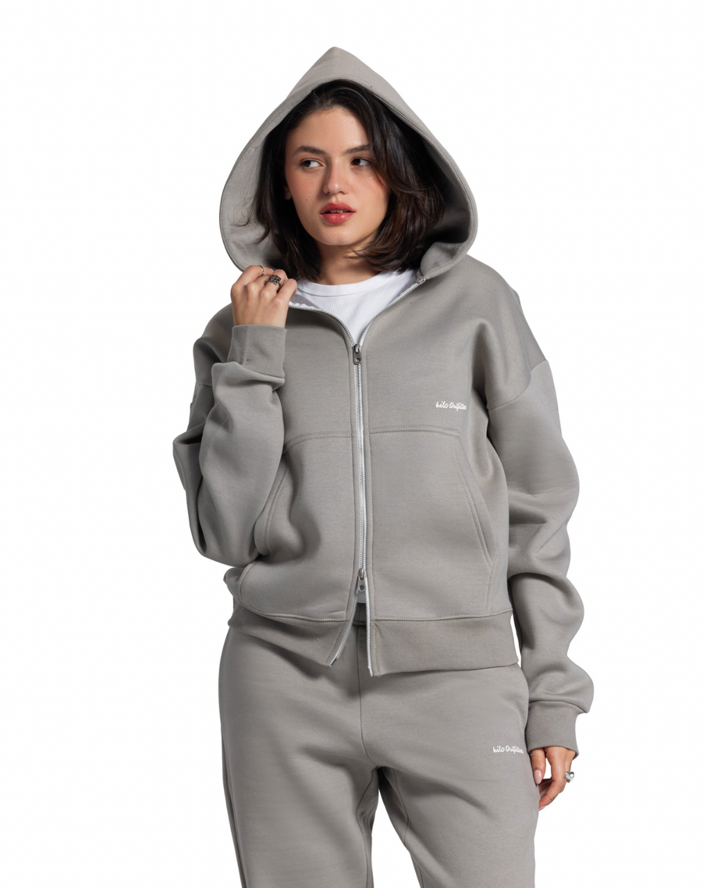 Hilo zip-up hoodie (female)